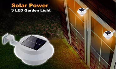 High Quality Motion Sensor LED Solar Wall Light White And Black Color