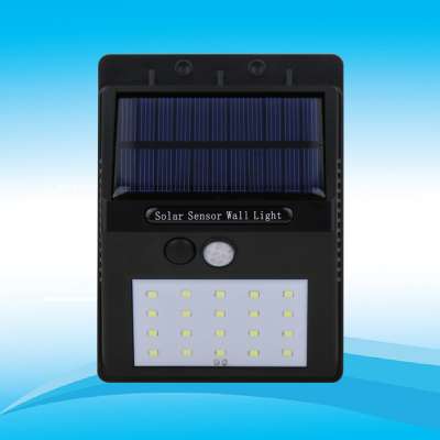 Modern Design Plastic 20 led Lamps Solar Triangle Wall Light